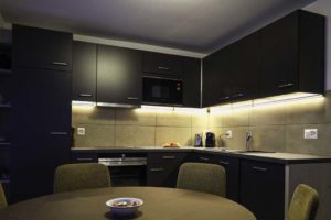 nendaz rental apartment kitchen